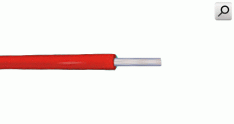 Cable silicona  1x  1,00mm2 -60/+180ºC ROJ