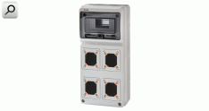 Caja tomacor PVC p- 8 Mod calada IP65 (4B)