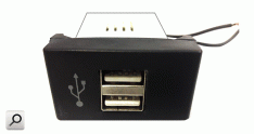 Mod cargador 2 USB NEG  2,0A 5V