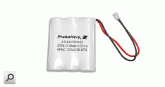 Bateria   3,6V  0,70A/h NiCd AAx3 Probattery