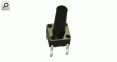 Microcontacto c-boton  4C 12V c-eje  9,5mm