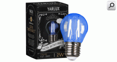 Lampara LEDs Filam   2,0W AZU 220V Gota   E27