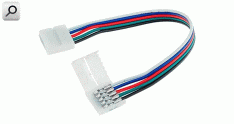 LEDs cinta; Conect p-tira 5050-5060 c-cable