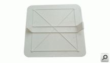 Tapa caja conexion 100x100mm PVC