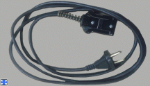Cable armado 220V 2,0M 2x0,75 ficha calefon