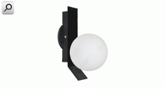 Artef pared  1xG9 tu-globo opal c-bas NEG mat