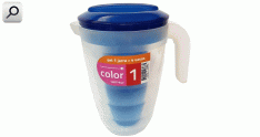 Jarra c-tapa 2,0Lts + 4 vasos chicos