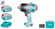 Llave impacto bateria 20V   3/4" 1350Nm 2bat