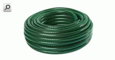 Manguera riego   3/4" x 25M trenzada VER