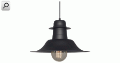 Artef colgar  1xE27 Sombrero d350 NEG t