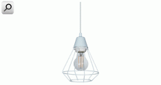 Artef colgar  1xE27 Jaula diamante d153 BLA t