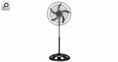 Ventil pie  457mmD 5aspas plast 70W