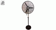 Ventil pie  660mmD ind 3vel 230W aspas-plast