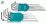 Llaves varias Jgo  18p Allen-Torx