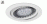 Artef emb  1xGU10 AR111 red d142 Al BLA