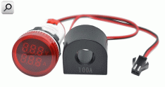 Voltamperim CA dig D22  80/500V ROJ