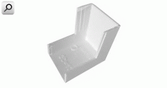 Cablecanal ciego b 20xh10; Curva externa BLA