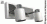 Artef pared  2xGU10 Julita BLA