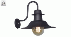 Artef pared  1xE27 Sombrero NEG tex