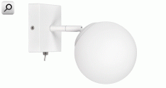 Artef pared  1xG9 b-cuad tu-globo BLA mat