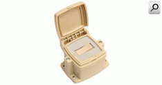 Caja caps 1punto PVC BEI 16A IP44