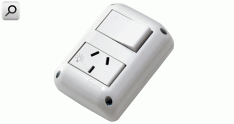 Llave ext 1 punto y toma 220T BLA        Stik