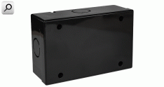 Caja portamod ext rectg derivacion  NEG IP40