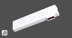 Toma dom ext 4x110V+T=220V=220V+T c-TM lum BL