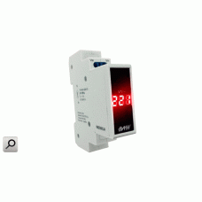 Voltimetro CA digit DIN  80/500Vca 1M ROJ